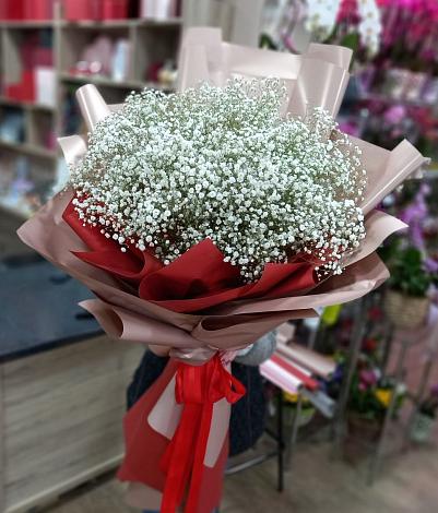 Букет цветов из: Гипсофила в Султане